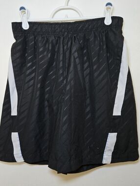 Nike Dri-Fit Running Shorts Black White Mens Size Small